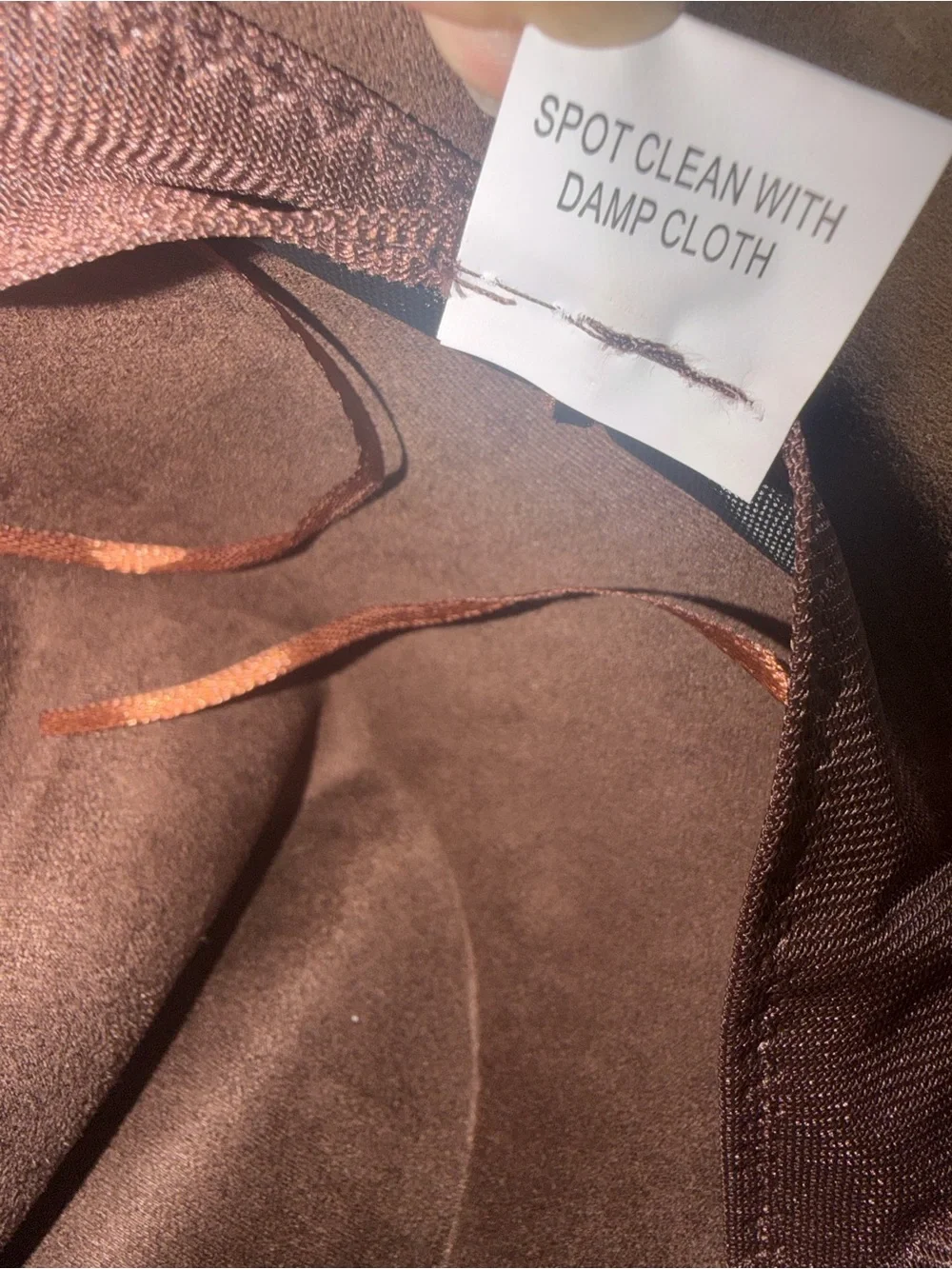 Women’s OS Brown Faux Suede Western Hat - Classic Cowboy Style